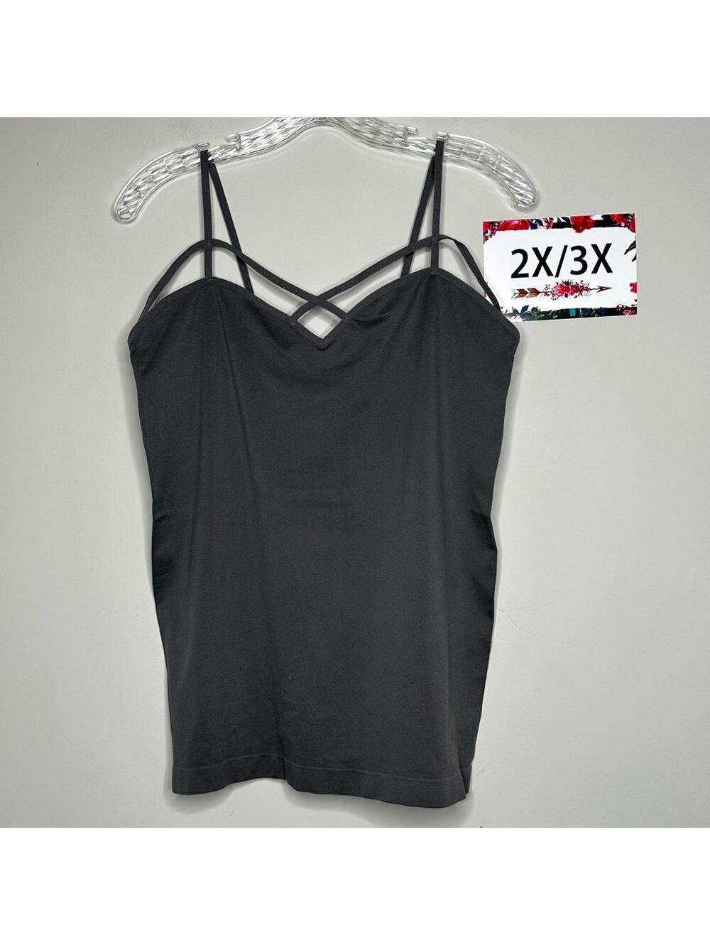 Zenana Gray 2X 3X Plus Size Zenana outfitters camisole tank